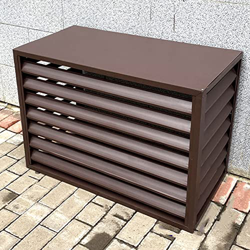 Copertura esterna del condizionatore d'aria del recinto dello schermo di segretezza,Recinzione per pattumiera divisoria in lega di alluminio,Supporto  en oferta