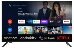 Andrino AN32H01-BS Smart TV LED HD da 32 pollici 80 cm, televisione, sintonizzatore T2/S2/C Android TV, Assistente Google, Google Play Store, Prime Vi en oferta