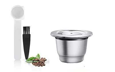 Cialde di caffè riutilizzabili dell'acciaio inossidabile della capsula di espresso compatibile per la macchina originale di Nespresso