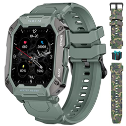 LIGE Smartwatch da Uomo, 1.71" HD Touch Screen Tracker Attività Standby Lungo con Cardiofrequenzimetro Fitness Tracker, IP68 Impermeabile Outdoor Mili características