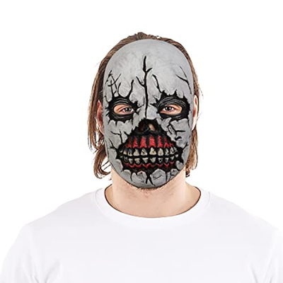 vincente 2 protezioni terroristiche per il viso, spaventosa protezione per il viso di Halloween, costume elastico per cosplay, buona elasticità, restr