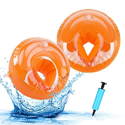 Achort Bracciali da Nuoto per Bambini Soft Armband per Bambini per Circonferenza del Braccio Anelli Gonfiabili Racciali Gonfiabili da Nuoto per Bambin