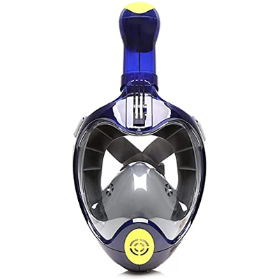 Spacmirrors Maschera da Snorkeling Integrale Snorkeling Gear Snorkeling, Maschera da Nuoto panoramica a 180° per Adulti e Giovani