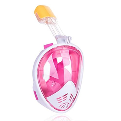 Spacmirrors Maschera Subacquea Superficie Curva Maschera in Silicone Antiappannamento Completamente Asciutto Tuta da Snorkeling all'aperto Occhialini 
