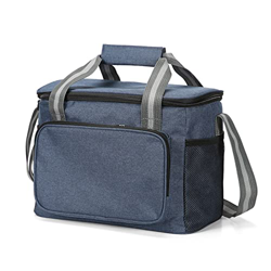 LANRU Dispositivo di Raffreddamento Isolato,Borsa Termica da 15 Litri Borsa Termica Termica per Viaggi, Escursioni, Picnic sulla Spiaggia, Barbecue características