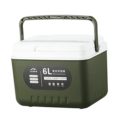 perfeclan 6L Scatola Termica Isolata Mantenere Il Cibo in Caldo Frigorifero Frigo Consegna Cibo Congelatore Borsa Termica Portatile per Il Campeggio A