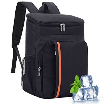 Psfghvz Zaino Termico Isolante Tenuta Zaino Termico 22L Borsa da Pranzo Impermeabile di Grande capacità per Uomini e Donne per Picnic, Escursioni, Spi