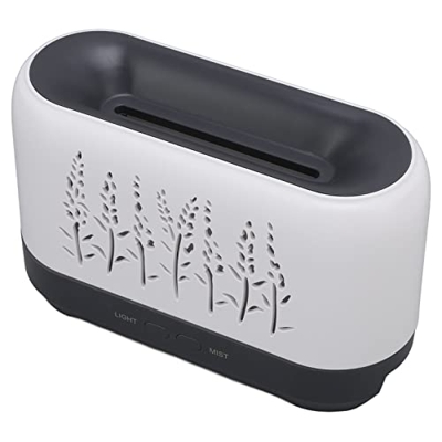 Diffusore di olio essenziale, umidificazione duratura 100-240 V ABS bianco umidificatore a super silenzioso 8 W per palestra per la casa(#1)