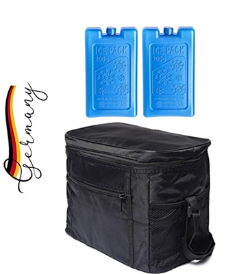 Borsa frigo | Pratica grande borsa frigo | per bevande fresche | picnic JGA Camping Garten I 24 litri XXL borsa frigo da campeggio borsa termica picni