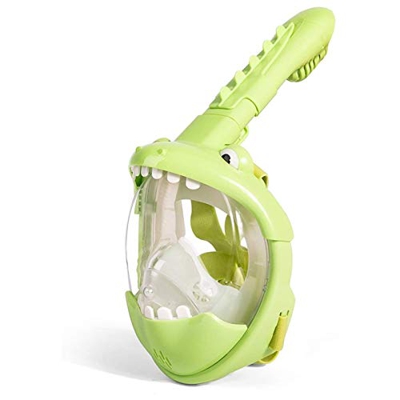 Spacmirrors Maschere subacquee Bambini Nuoto Maschera da Snorkeling a Pieno facciale Ragazzi Ragazze Subacquea Scuba Anti Fog Snorkeling Maschera Suba