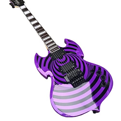 AURH Chitarra Elettrica Viola Vernice in Palissandro Derbella in Acciaio Acustico Acciaio Acustico Guitars XIXINYA (Color : Guitar, Size : 41 Inches)