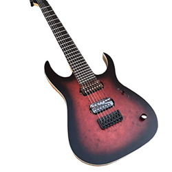 7 Stringa per Chitarra Elettrica Vernice Opaca con Acero in Legno Acustico in Acciaio Acustico Chitarre XIXINYA (Color : Guitar, Size : 41 Inches) precio