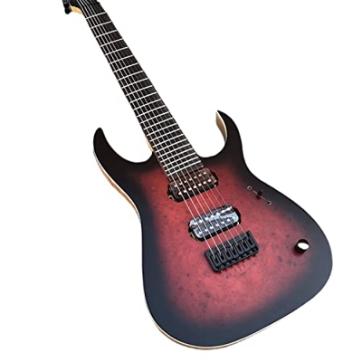 7 Stringa per Chitarra Elettrica Vernice Opaca con Acero in Legno Acustico in Acciaio Acustico Chitarre XIXINYA (Color : Guitar, Size : 41 Inches)