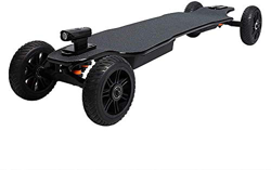 AIVYNA Tavola da skateboard elettrica a 4 ruote ad alte prestazioni, telecomando, monopattino elettrico fuoristrada, trazione a due ruote, longboard a precio