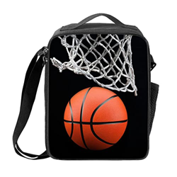 STUOARTE Cool 3D Football Designer Kids Boys Lunch Bags Portable Isolato Termico Cooler Borse con Portaborraccia Laterale e Tracolla precio