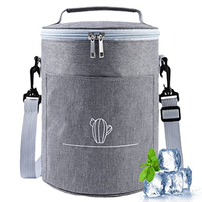 Psfghvz Borsa Termica Morbida Zaino Termico Isolato Leggero Impermeabile Zaino Termico per Uomini Donne a Pranzo Lavoro Picnic Spiaggia Campeggio Escu