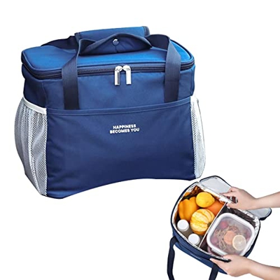 Generic Borsa Termica da Picnic,Raffreddatore Morbido da Campeggio a Prova di perdite Grande | Raffreddatori Portatili a Prova di perdite Pieghevoli p