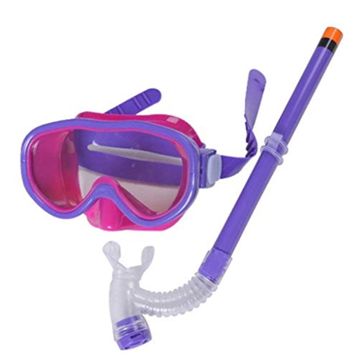 Spacmirrors Set da Snorkeling per Bambini-Set da Snorkeling per Bambini Occhialini da Nuoto Maschera da Snorkeling Dry Top Snorkel per Ragazzi e Ragaz