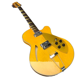 AURH 6 Stringa Chitarra Elettrica Giallo Legno Vernice in Acciaio Acustico in Acciaio Acustico Chitarre Stringa XIXINYA (Color : Guitar, Size : 41 Inc características