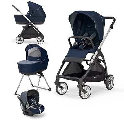 Inglesina AA50P0SHB Passeggino marca inglese Modello System Quattro Electa Cab Soho Blue, unica