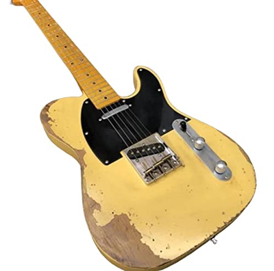 AURH Chitarra Elettrica con Chitarra Elettrica in Acciaio Acustico per Chitarra Acustica XIXINYA (Color : Guitar, Size : 41 Inches)