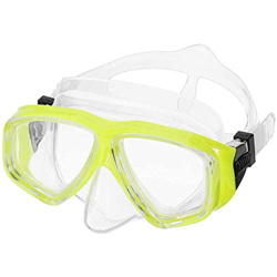 Spacmirrors Maschera Subacquea Occhialini da Sub Occhiali Regolabili Silicone Nuoto Immersioni subacquee Occhiali antiappannamento Maschera Snorkel Ma precio