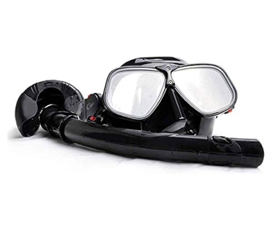 Set di maschere da snorkeling, set da snorkeling, attrezzatura da snorkeling anti-perdita per donne e uomini, set da snorkeling in vetro temperato pan