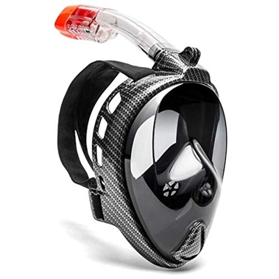Snorkel Diving Mask Scuba Mask Subacquea Anti Fog Maschera da snorkeling a pieno facciale Attrezzatura da snorkeling professionale per donne Uomini Ba