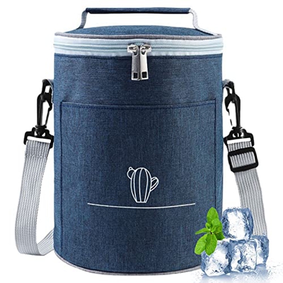 Psfghvz Borsa Termica Morbida Zaino Termico Isolato Leggero Impermeabile Zaino Termico per Uomini Donne a Pranzo Lavoro Picnic Spiaggia Campeggio Escu