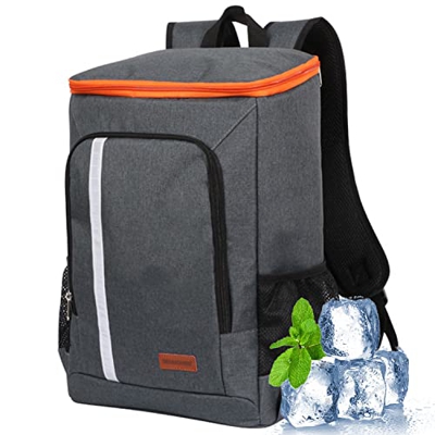 Psfghvz Zaino Termico 24L Borsa Termica Morbida Isolata, Zaino Termico Impermeabile a Perdite, Borsa Termica Leggera per Uomini Donne al Lavoro Escurs
