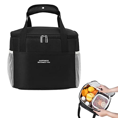 JINGLING Refrigeratore pieghevole morbido | Grande borsa per il pranzo con lati morbidi, refrigeratore da viaggio portatile per spesa, campeggio, kaya
