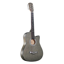 SheIRin Chitarra Acustica 38 Pollici Tutto in Tiglio per Principianti Viaggi per Adulti Corda in Acciaio di Dimensioni 3/4 Mano Destra precio