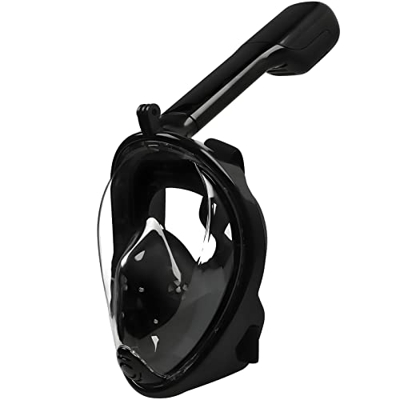 Retoo Maschera subacquea L XL da snorkeling, maschera integrale per adulti e bambini, set da snorkeling, giocattolo per piscina, maschera integrale 18