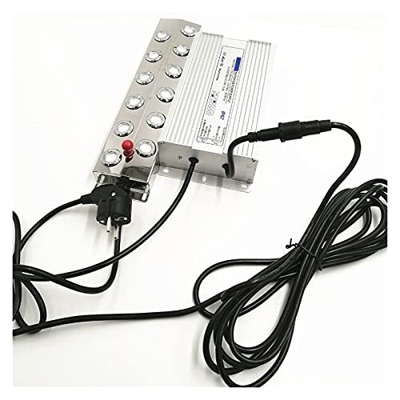 Filtro umidificatore 9kg / h 12 Capo umidificatore con Impermeabile dell'alimentazione elettrica compreso Float Camera e 10pcs atomizzatore Chips