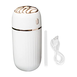 Piccolo umidificatore silenzioso USB Purificatore aria a nebbia fresca portatile con luce notturna da 300 ml di bianco precio