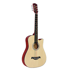 SheIRin 4/4 Chitarra Acustica Full Size 41 ''Spaccato Chitarra Bundle per Studenti Adulti Principianti W/Gig Bag Tuner Strap Picks Corde Chitarra Capo características