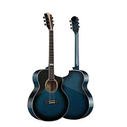 SheIRin Chitarra Acustica per Principianti con sintonizzatore per plettro capotasto da 40 Pollici Acustica Electro Guitarra Kit precio