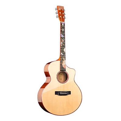 SheIRin 41 in Chitarra Acustica per Principianti, Bambini, Adulti, Adolescenti, Guitarra Acustica con Custodia, accordatore, Plettri, Corde, capotasto