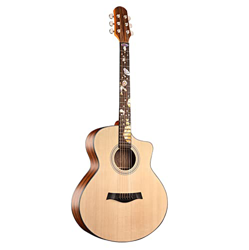 SheIRin Chitarra Acustica a grandezza Naturale per Principianti con sintonizzatore a Strappo Capo 41 Pollici Acustica Electro Guitarra Kit en oferta