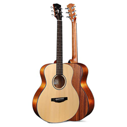 SheIRin Chitarra Acustica 36 Pollici per Principianti Adulti da Viaggio 3/4 Dimensioni con Borsa, Tracolla, capotasto, Corda, Plettri, Mano Destra precio