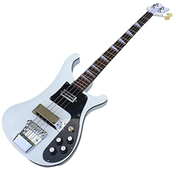 AURH Chitarra Elettrica 4 String Bass Guitar Bianco Vernice Acoustic Steel Guitars in Acciaio Acustico XIXINYA (Color : Guitar, Size : 43 Inches) precio