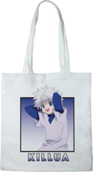 HUNTER X HUNTER TOTE BAG KILLUA, RIFERENZA: BWHUNTXBB002, BIANCO, 38 X 40 CM características