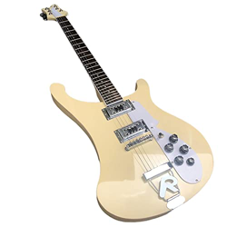 AURH 6 Corda per Chitarra Elettrica Vernice Gialla, Chitarra in Palissandro Chitarra in Acciaio Acustico in Acciaio Acustico Chitarre XIXINYA (Color : en oferta