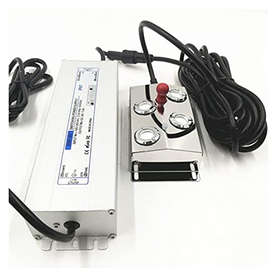 Generic Filtro umidificatore 4 Head Umidificatore d'Aria ad ultrasuoni con Alimentazione Impermeabile 2KG / H Mist Maker Atomizer Industrial Fogger