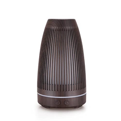 KBREE Fire Dance Aroma diffusore Atmosfera Sette-Colore Luce di Notte per la casa 5v umidificatore USB venatura del Legno Aroma diffusore Essenziale O
