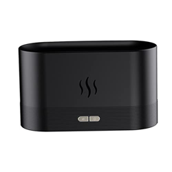 Liummrcy Diffusore Aria di Fiamma, diffusore Pura, defuser/Oli umidificatore, umidificatore a Nebbia Fresca Ultra-silenziale con diffusore Aroma di Pr características