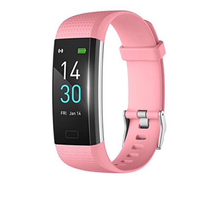 Smartwatch per cardiofrequenzimetro da 0,96 pollici fitness tracker contapassi, contatore di calorie, impermeabile, braccialetto intelligente, monitor