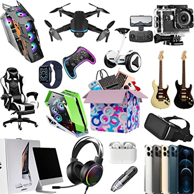 Super Luck Electronic Blind Box Return Pallets from Amazon Including Outdoor Racing, Drones, Cell Phone etc.