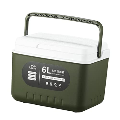 Milageto 6L Borsa Termica attività All'aperto Congelatore Frigo Ristorazione Immagazzinaggio Termica Termica Isolata Portatile per Auto Campeggio Van 