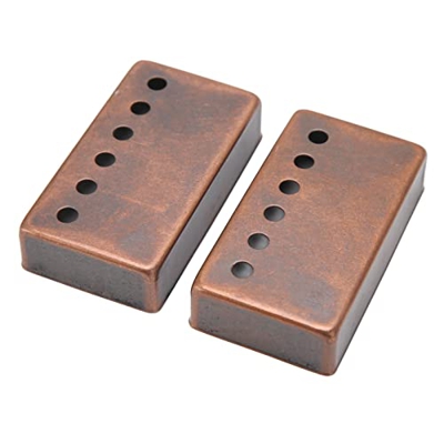 Copertura per pickup per chitarra, buona dissipazione del calore, antiruggine, 6 fori di respirazione, 2 pezzi, custodia per pickup per chitarra elett